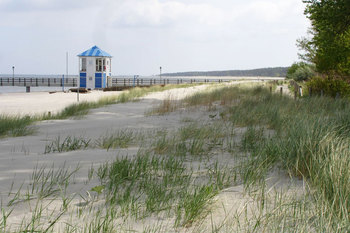 Strand Lubmin mit Seebrücke © Todde