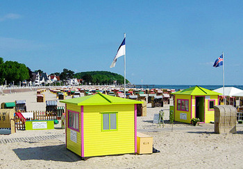 Strandabschnitt in Travemünde © Frank Horn