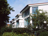 Ferienwohnung in Kühlungsborn - Strandstrasse-OstSeestern - Südwestbalkon mit Blick auf Apfelbaum