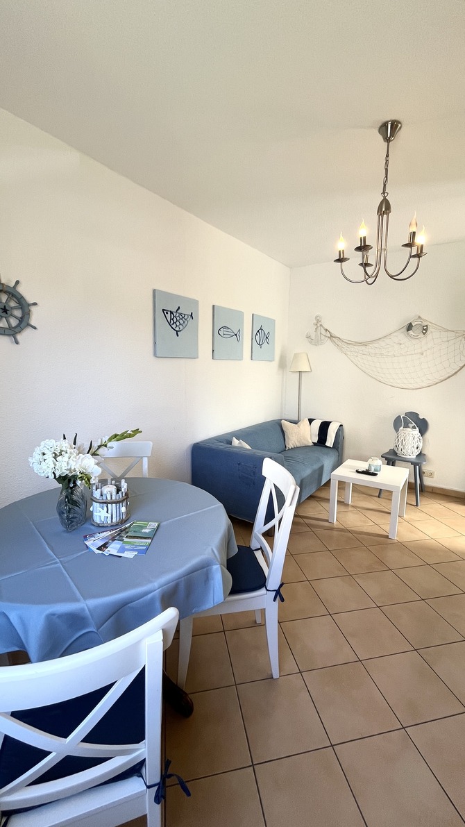 Ferienwohnung in Heringsdorf - Sonnenschein FeWo 1 - Wohnbereich