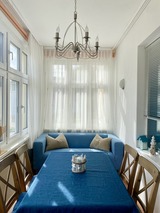 Ferienwohnung in Heringsdorf - Sonnenschein FeWo 2 - Essbereich im Wintergarten