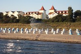 Ferienwohnung in Zinnowitz - Dünenstraße Skibbe - Blick zum Strand von der Seebrücke