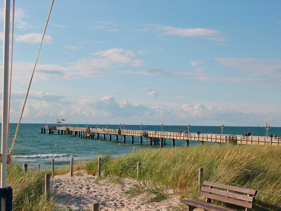 Ferienwohnung in Graal-Müritz - Ostseeperle - Blick auf die Seebrücke