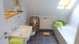 Ferienwohnung in Feldhusen - Diana Schöner Blick - Voll Bad mit Dusche und Wanne