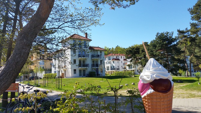 Ferienwohnung in Baabe - Sand und Meer - Haus Meeresblick