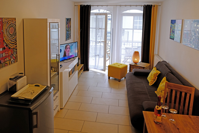 Ferienwohnung in Baabe - Sand und Meer - Wohnen