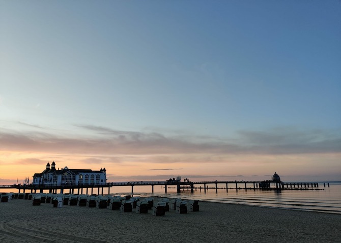 Ferienwohnung in Baabe - Sand und Meer - By night