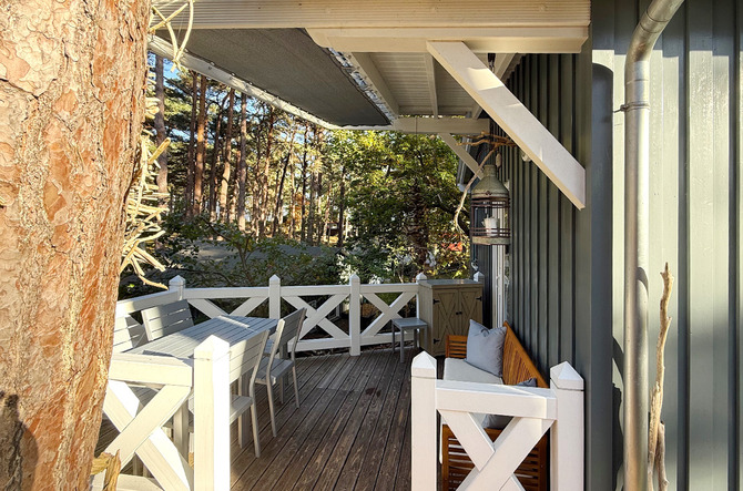 Bungalow in G&ouml;hren - Strandkiste G&ouml;hren - Terrasse