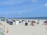 Ferienhaus in Heringsdorf - Kleines Möwennest - Ostseestrand im Sommer