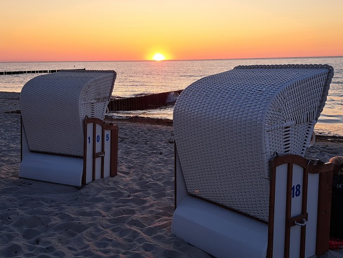 Ferienwohnung in Ostseebad Nienhagen - Urlaubswelt - Sonnenuntergang