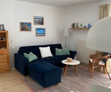 Ferienwohnung in Ostseebad Nienhagen - Urlaubswelt - Wohnzimmer Sofa