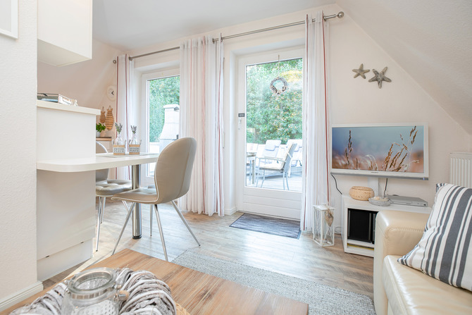 Ferienwohnung in Gr&ouml;mitz - Seehus II - Blick vom Sofa