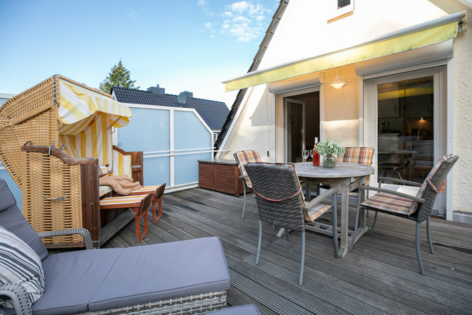 Ferienwohnung in Gr&ouml;mitz - Seehus II - Terrasse