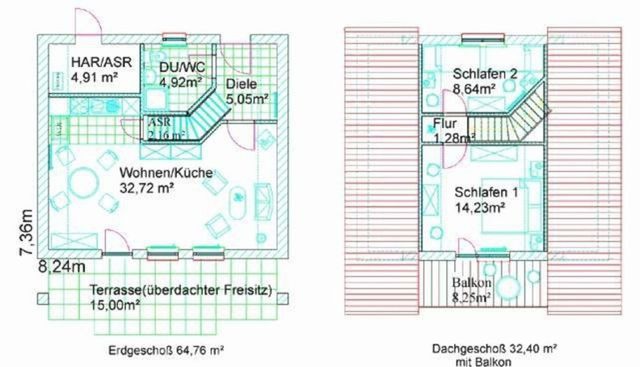 Ferienhaus in Marlow - Finnhäuser am Vogelpark - Haus Brizi - Bild 13