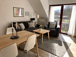 Ferienwohnung "Nils Holgerson" mit Balkon zwischen Strand, Wald & Wiese im Südosten der Insel Rügen!