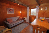 Ferienwohnung in Ölendorf - Reetdach-Kate West - Wohnbereich