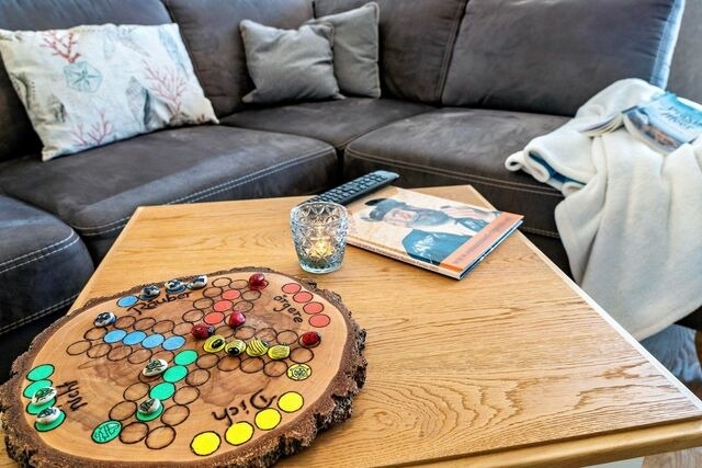 Ferienwohnung in Olpenitz - Fewo R&auml;uberh&ouml;hle by Seeblick Ferien ORO, Kamin, Sauna, Dusche - Bild 7