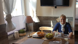 Ferienwohnung in Sassnitz - JASMUND 2 Bäder / Balkon - gedeckter Esstisch