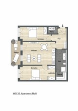 Ferienwohnung in Kühlungsborn - Waldstraße 49, Neu! Riviera 35 - Bild 12