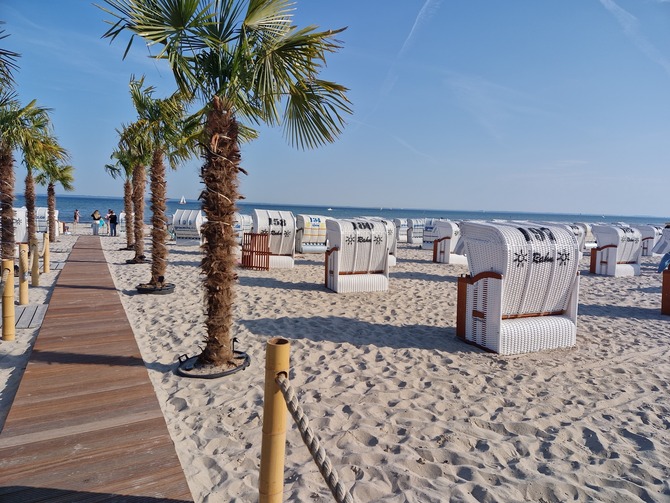 Ferienwohnung in Grömitz - Haus Solymar - Strand mit eigenem Strandkorb, Nr 198