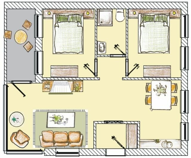 Ferienwohnung in Seebad Bansin - (Brise) Gartenhaus Belvedere App. 01 - Bild 19