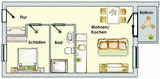 Ferienwohnung in Seebad Heringsdorf - (Brise) Stadtvilla Blumenhof App. 08 - Bild 6