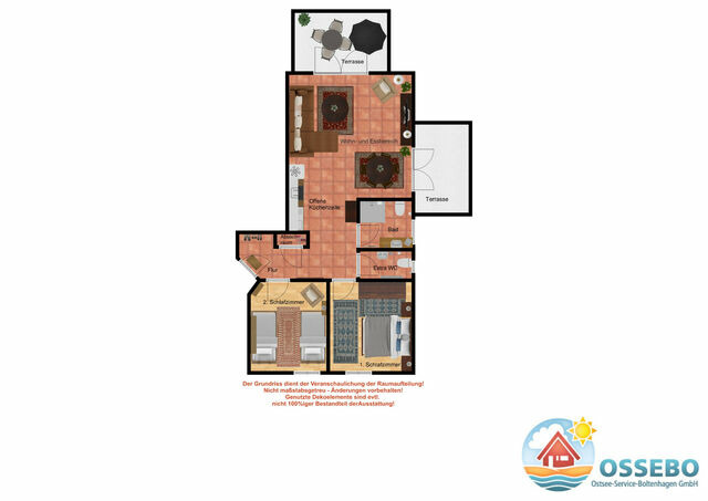 Ferienwohnung in Boltenhagen - Haus Poseidon Wohnung 28 - Bild 25